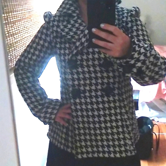 South Pole houndstooth coat Gwen vibes rare - Picture 1 of 4